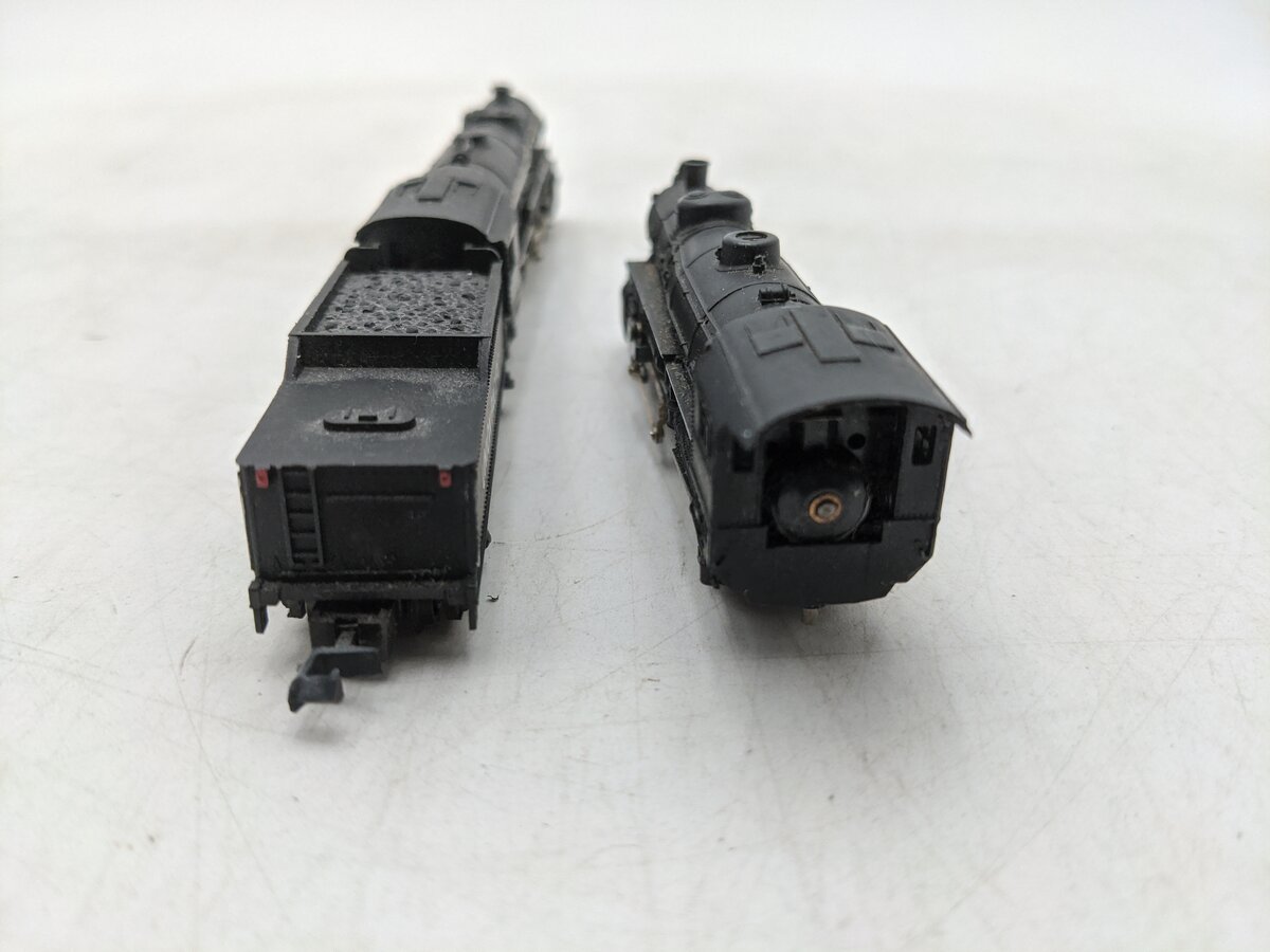 N Scale Assorted Steam Locomotives And Tenders [2] VG