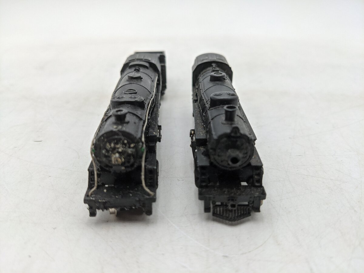 N Scale Assorted Steam Locomotives And Tenders [2] VG