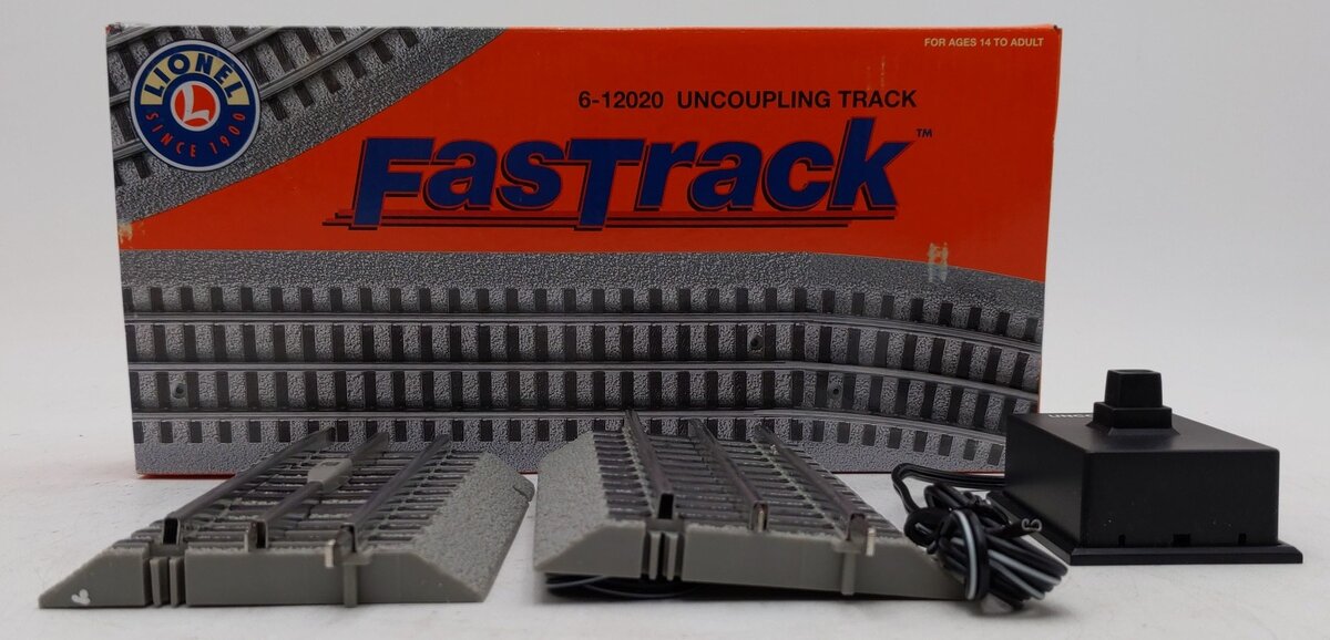Lionel 6-12020 O Gauge FasTrack Uncoupling Track EX/Box