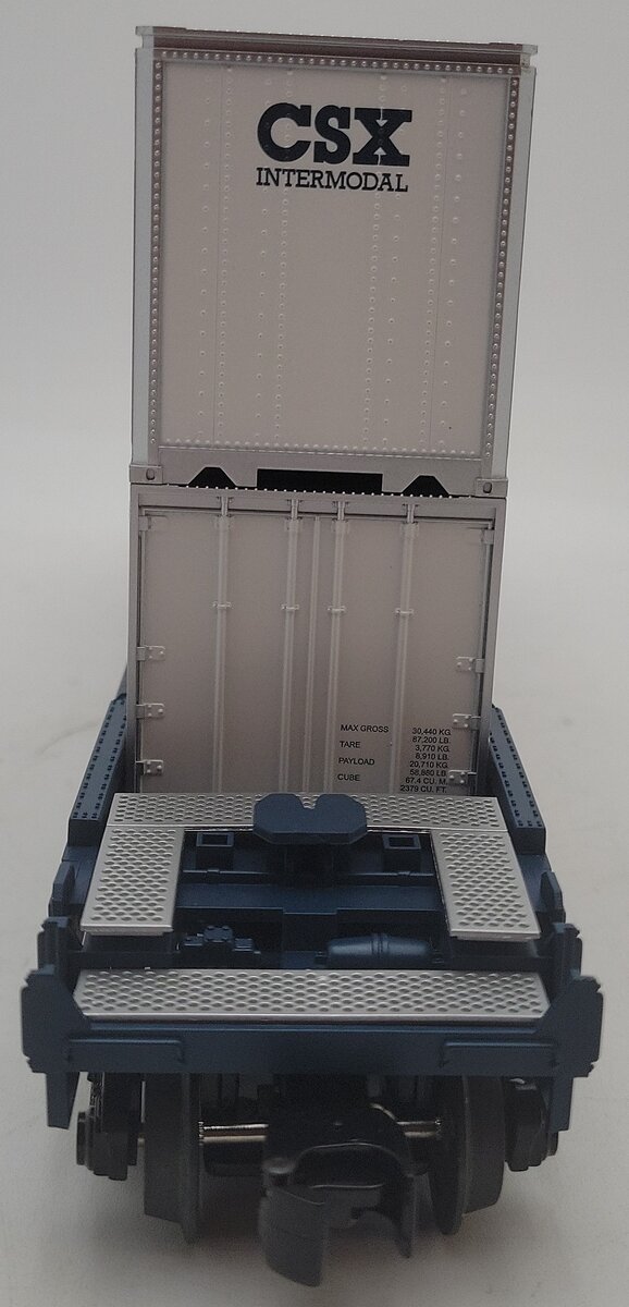 MTH 30-4213B O Modern CSX Husky Stack Car #620168 EX/Box
