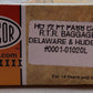Con-Cor 0001-01020L HO Scale Delaware & Hudson 72' Baggage Car #57 EX/Box