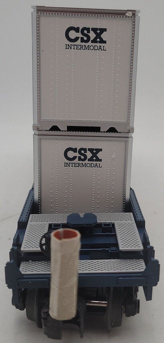 MTH 30-4213C CSX Husky Stack Car w/ETD #620152 EX/Box