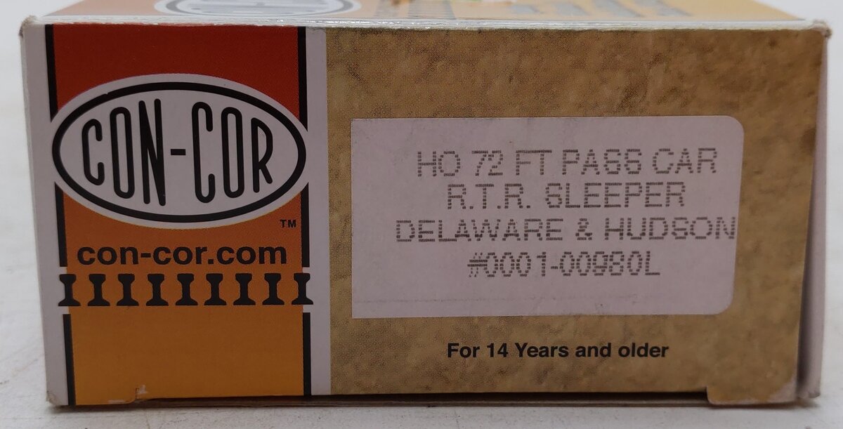 Con-Cor 0001-00980L HO Delaware & Hudson 'Whiteface Mountain' Sleeper Car EX/Box