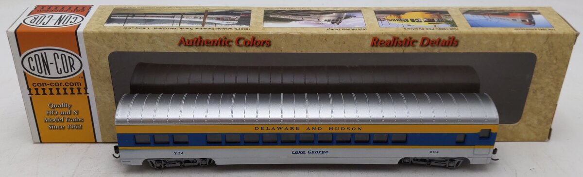 Con-Cor 0001-00900L-2 HO Delaware & Hudson 'Schroon Lake' Passenger Car #204 EX/Box