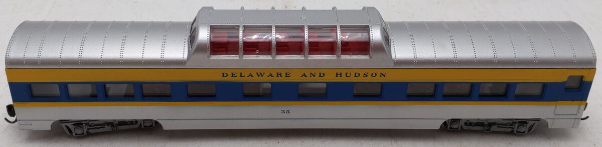Con-Cor 0001-00940L HO Scale Delaware & Hudson Dome Passenger Car #35 EX/Box