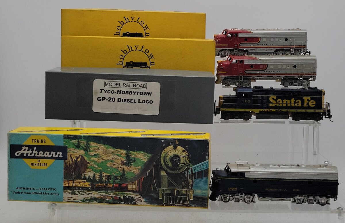Hobbytown & Athearn HO Assorted Custom Diesel Locomotives #275,1105,304,39 [4]/Box