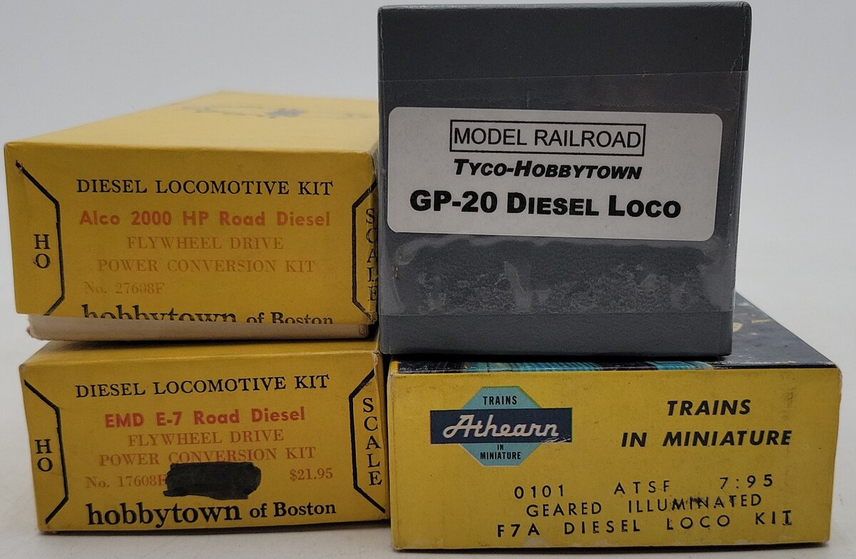 Hobbytown & Athearn HO Assorted Custom Diesel Locomotives #275,1105,304,39 [4]/Box