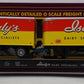 MTH 20-98835 O Gauge Flat Car w/2 Pup Trailers #932 EX/Box
