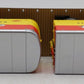 MTH 20-98835 O Gauge Flat Car w/2 Pup Trailers #932 EX/Box