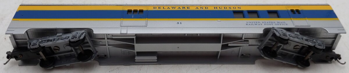 Con-Cor 0001-00920L HO Scale Delaware & Hudson 72' RPO-Railway Post Office #51 EX/Box