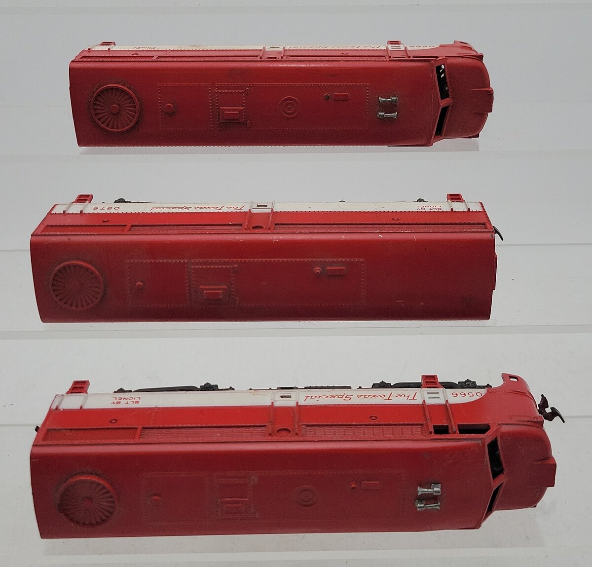 Lionel HO Assorted ABA-Units Diesel Locomotives #0566,0576,0566 [3] VG