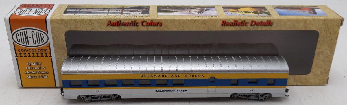Con-Cor 0001-01000L HO Delaware & Hudson 72'-'Saratoga Inn' Sleeper Car #42 EX/Box