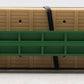 Lionel 6-16371 O Gauge Burlington Northern I-Beam Flat Car #16371 w/Wood Load LN/Box