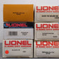 Lionel O Assorted Freight Cars 9427, 19217, 9436, 9319, 9403, 0780 [6] EX/Box