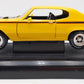 Ertl 1:18 Scale Die-Cast 1970 Buick GSX Saturn Yellow with Black Base EX
