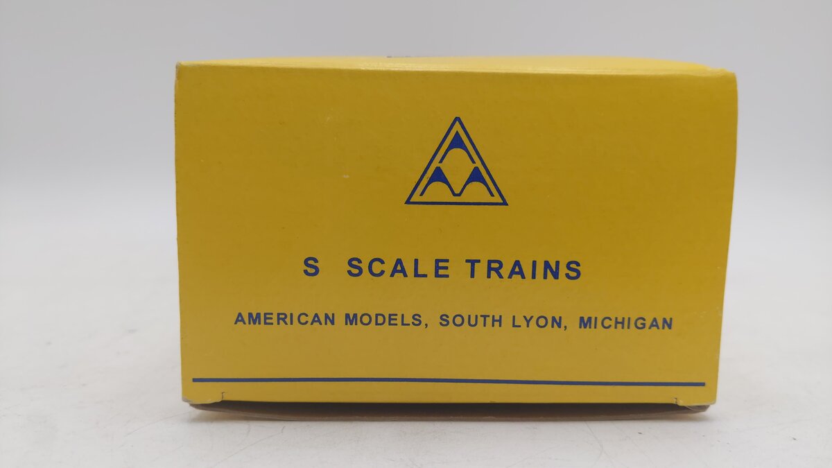 American Models S Scale Western Maryland Gondola w/o Load #54292 VG/Box