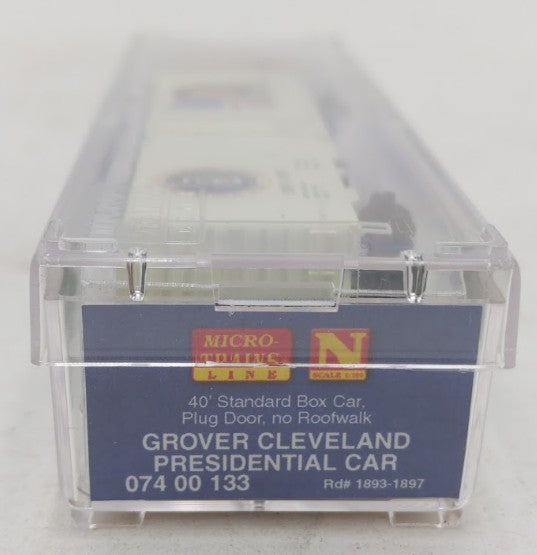 Micro-Trains 07400133 N Scale Grover Cleveland 40' Boxcar #1893-1897 w/Ladders LN/Box