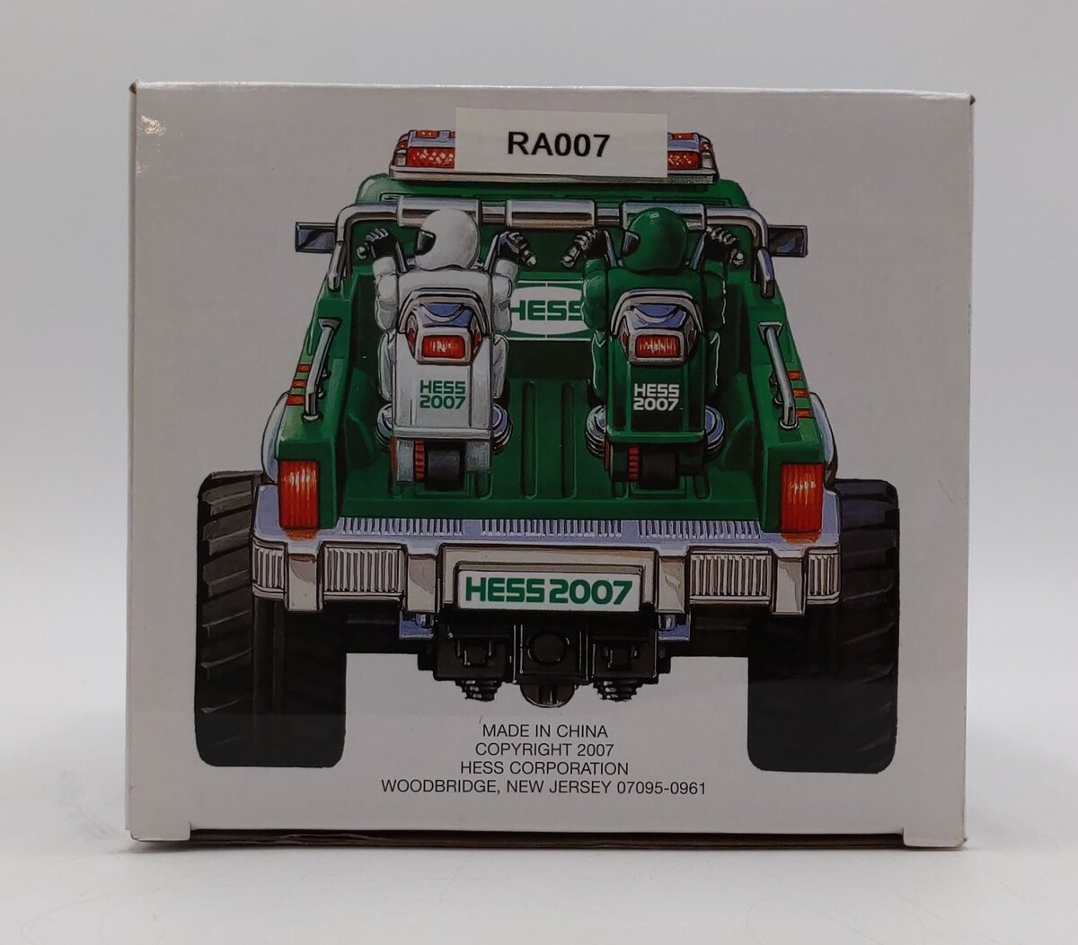 Hess Monster Truck With Motorcycles LN/Box