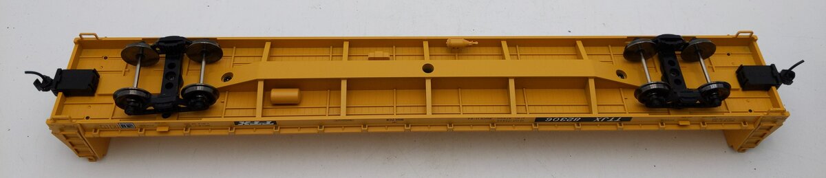 Atlas 2001771-3 O Scale 2-Rail TTX 62' Short Bulkhead Flatcar #82306 LN/Box