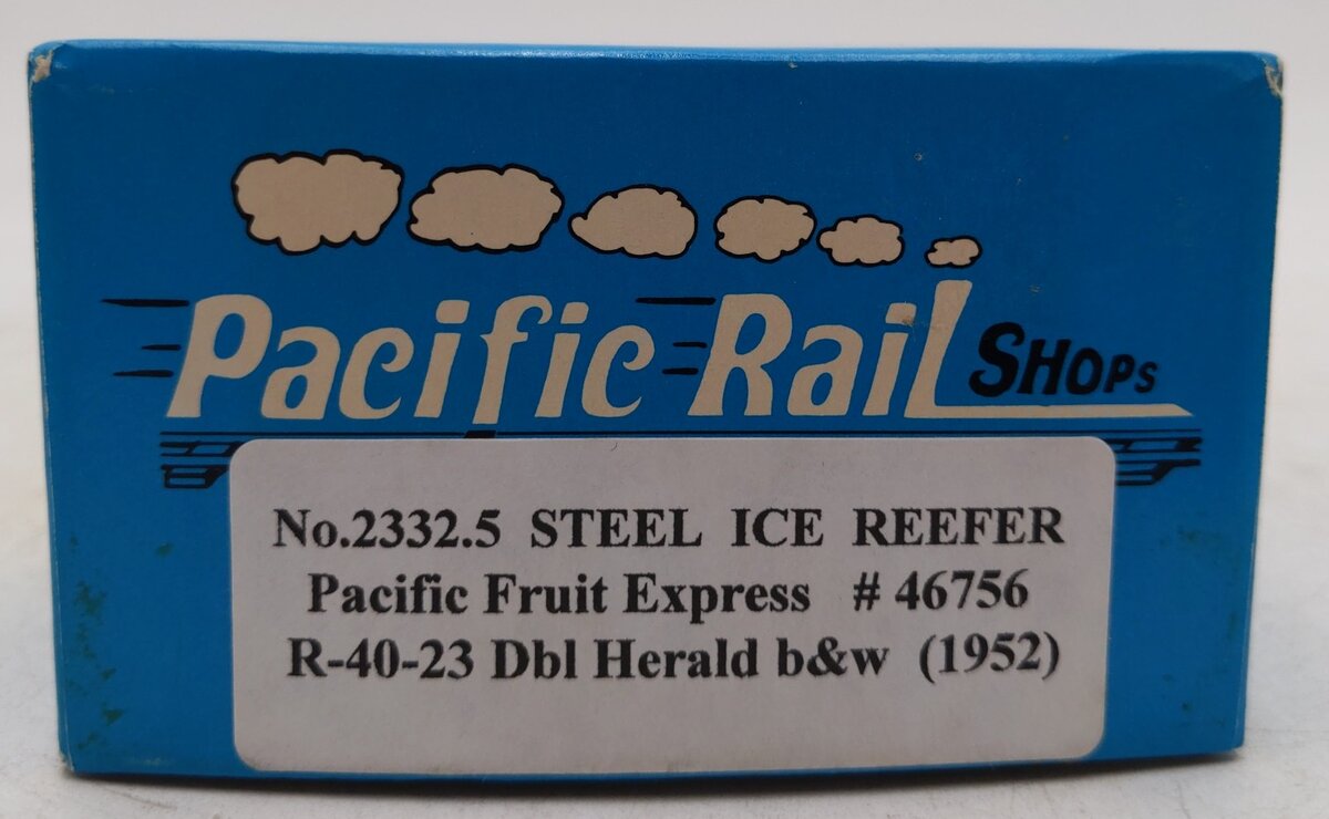 Pacific Rail 2332.5 S Pacific Fruit Express 1952 R-40-23 Steel Ice Reefer #46756 NIB