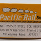 Pacific Rail 2305.2 S Milwaukee Road Steel Ice Reefer Kit #37371 NIB