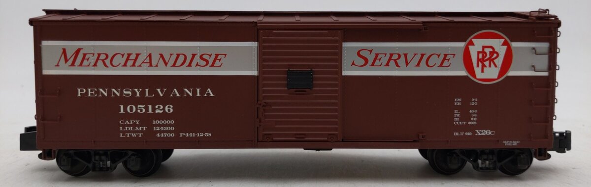 S-Helper 00661 S Gauge PRR Merchandise Service Xm Ball Keystone Reefer #105126 LN/Box
