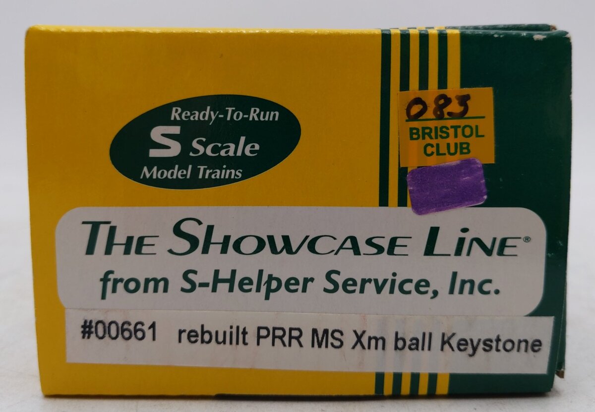S-Helper 00661 S Gauge PRR Merchandise Service Xm Ball Keystone Reefer #105126 LN/Box