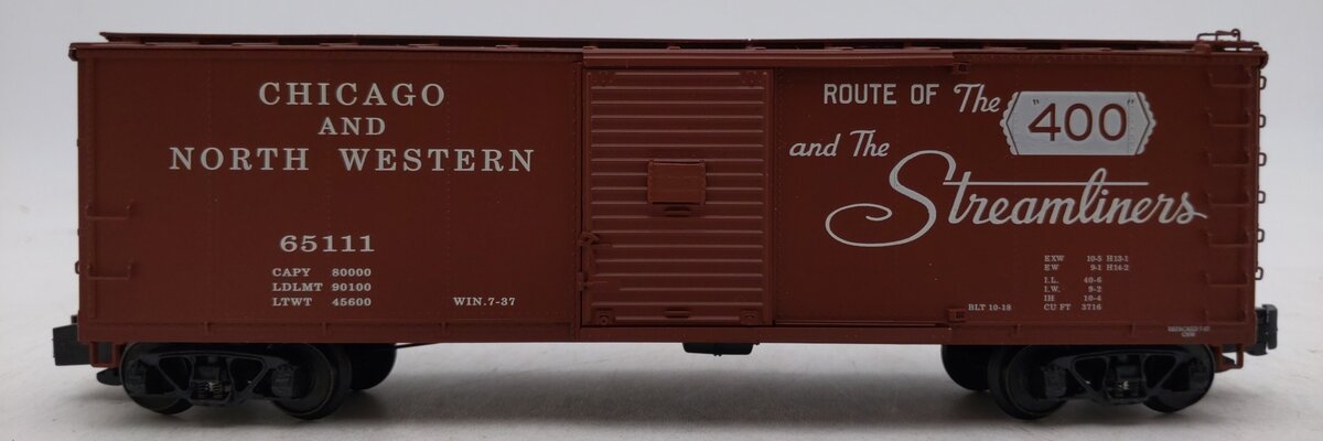 S-Helper 00126 S Gauge CNW 40' Steel Rebuilt Xm Boxcar #65111 LN/Box