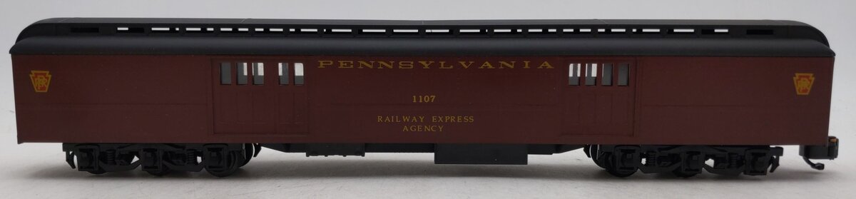 American Models S Scale Hi-Rail PRR 70' Heavyweight Baggage Car #1107 EX/Box
