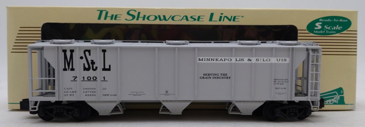 S-Helper Service 00418 S Gauge M&STL 3-Bay PS-2 Hopper #71033 LN/Box