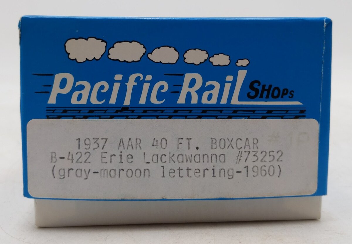 Pacific Rail B-422 S Scale Erie Lackawanna 1937 AAR 40' Boxcar #73252 NIB