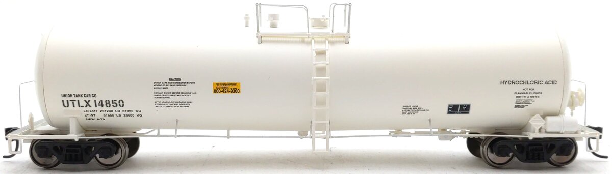 Walthers 920-100243 HO Union Tank Car UTLX 54' 23,000-Gallon Tank Car #14850 LN/Box