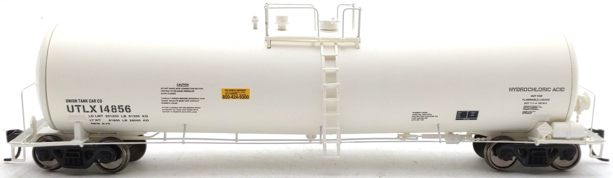 Walthers 920-100244 HO Union Tank Car UTLX 54' 23,000-Gallon Tank Car #14856 EX/Box