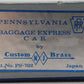 Custom NJ Brass PS-702 HO Scale Brass Pennsylvania Baggage Express Car/Box