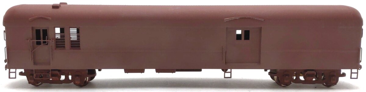 Custom NJ Brass PS-702 HO Scale Brass Pennsylvania Baggage Express Car/Box