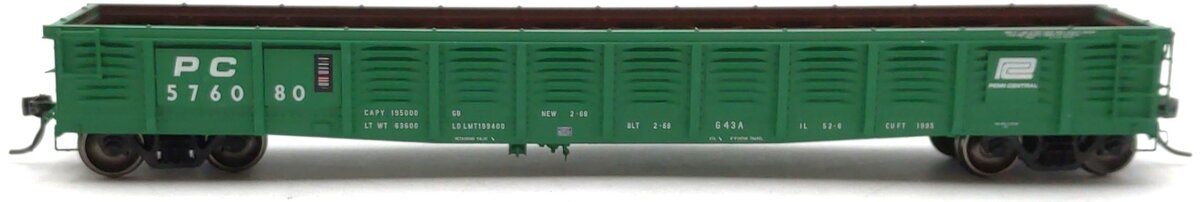 Tangent 17018-08 HO Scale PRR & PC Shops Class G43 52' Gondola #576080 LN/Box