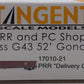 Tangent 17010-21 HO Scale PRR & PC Shops Class G43 52' Gondola #387706 LN/Box