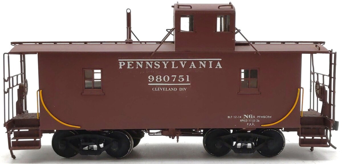 Alco Models X-124 HO Brass Pennsylvania N6-A Cabin Car - Painted/#980751 EX