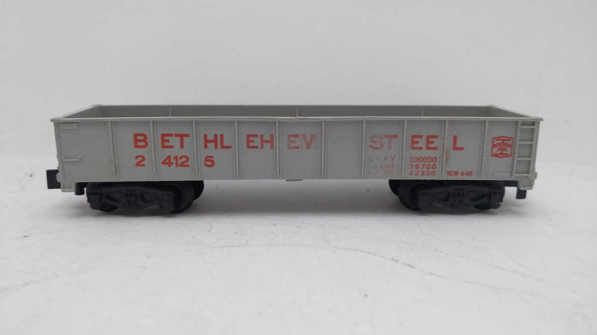 American Flyer 24125 Vintage S Bethlehem Steel Gondola VG