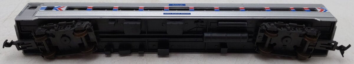 Model Power 8802 HO Amtrak "Silver Parlor" Budd Dining Passenger Car EX/Box
