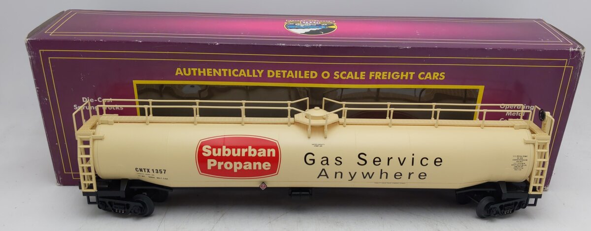 MTH 20-96006 O Gauge CNTX Suburban Propane 33K Gallon Tank Car #1357 EX/Box