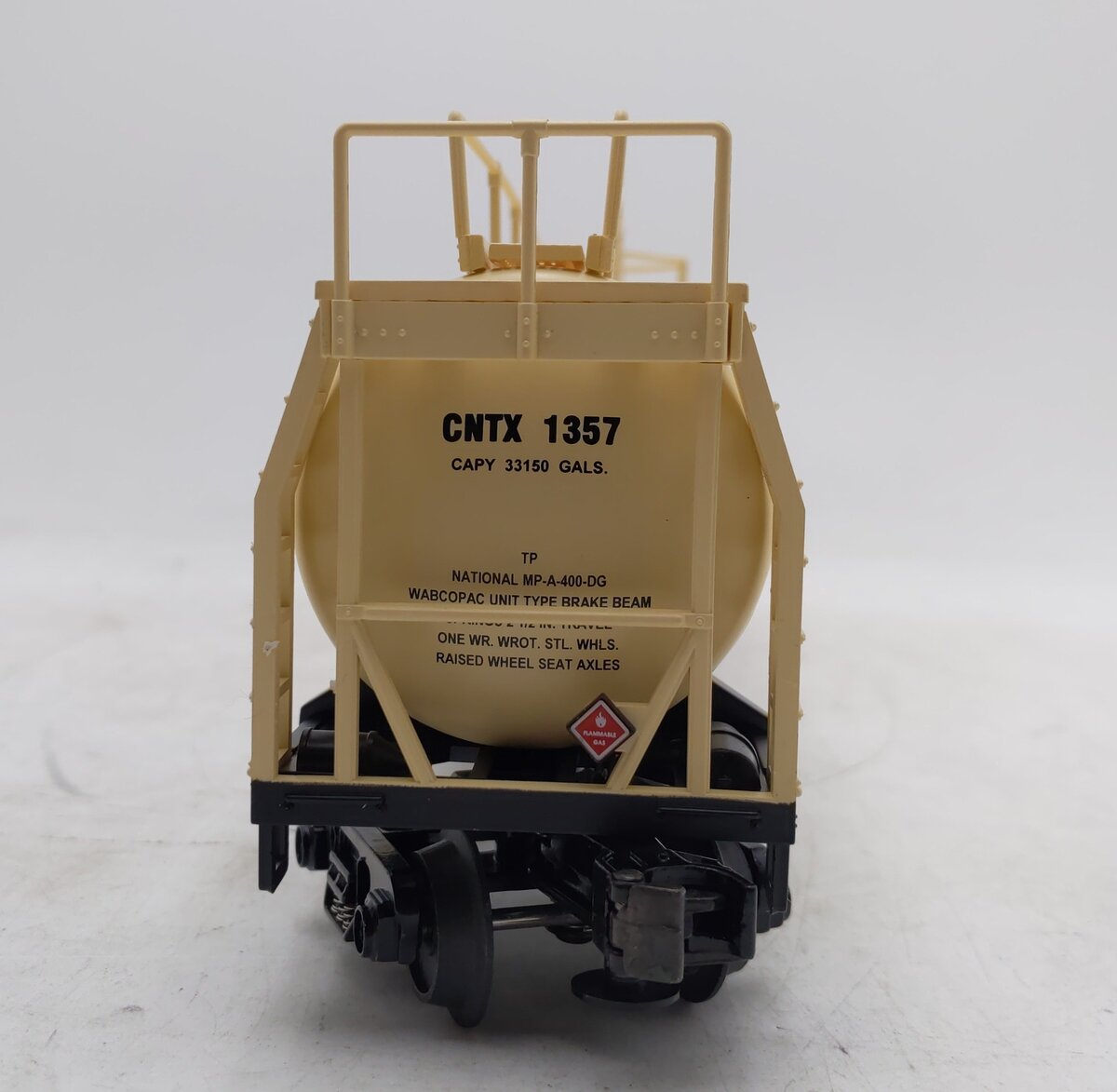 MTH 20-96006 O Gauge CNTX Suburban Propane 33K Gallon Tank Car #1357 EX/Box