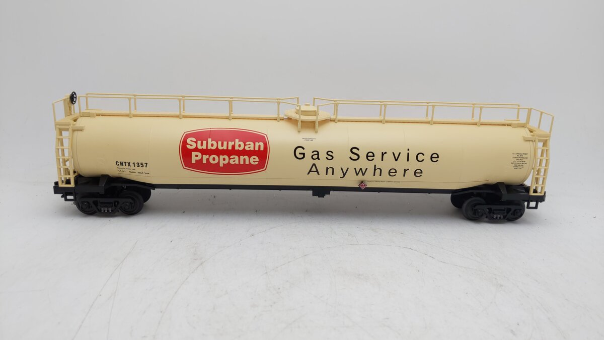 MTH 20-96006 O Gauge CNTX Suburban Propane 33K Gallon Tank Car #1357 EX/Box