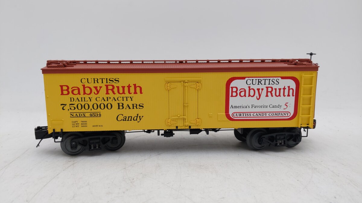 MTH 20-94306 O Gauge Baby Ruth 36' Reefer Car #4534 EX/Box