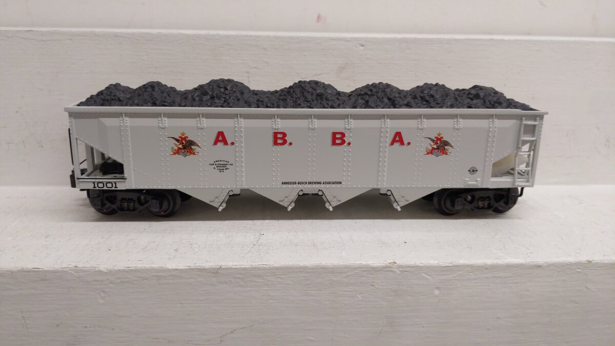 K-Line K623-5601 O Gauge Anheuser-Busch Die-Cast Hopper #1001 EX/Box