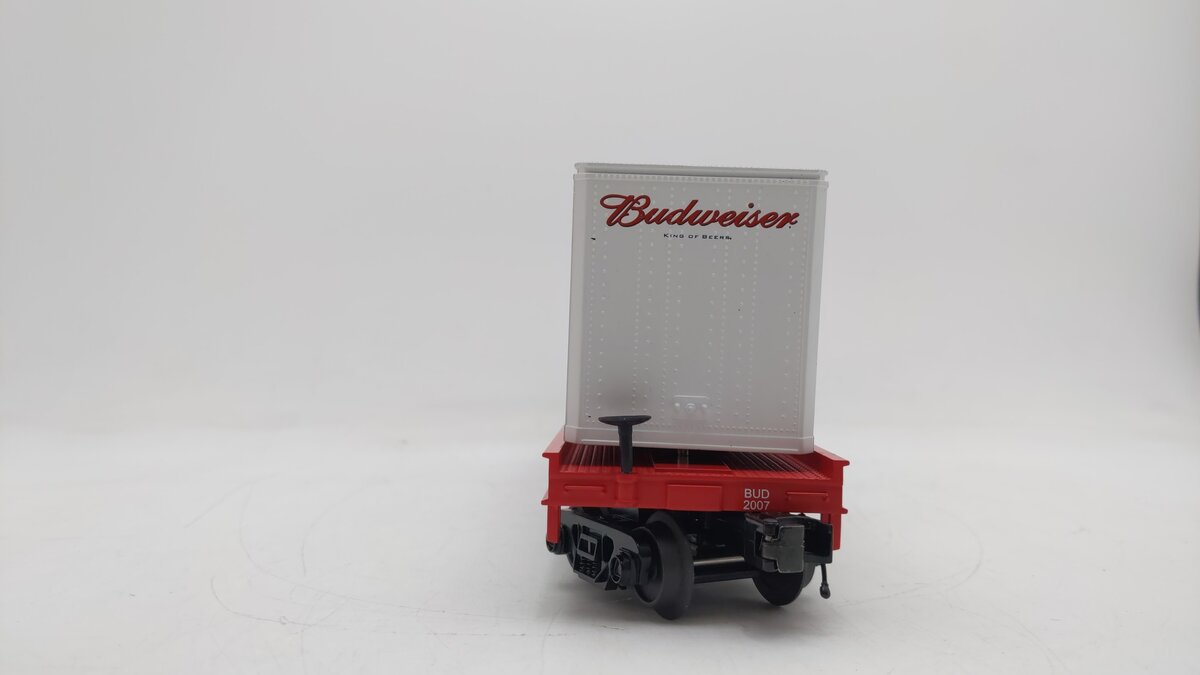 MTH 20-98604 Budweiser Flat w/48' Trailer LN/Box