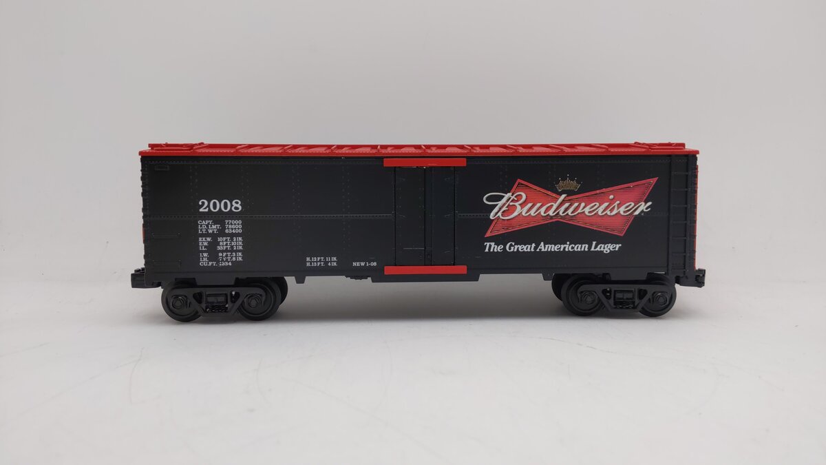 MTH 30-78057 O Gauge Budweiser Modern Reefer Car LN/Box