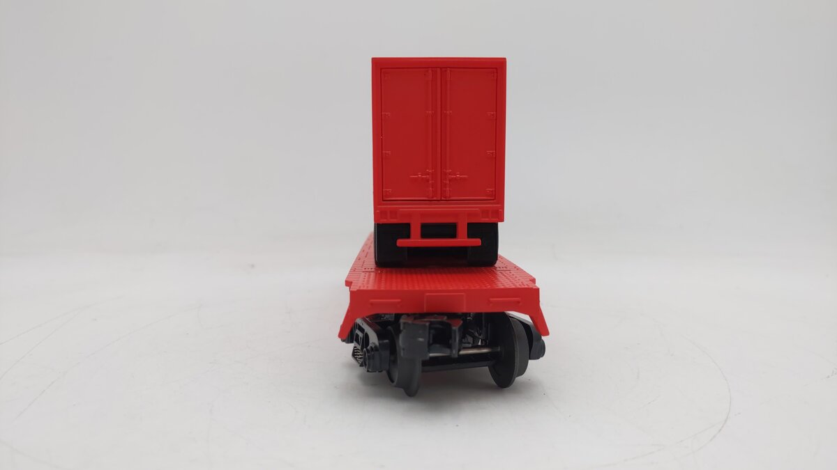 MTH 30-76242 O Gauge Budweiser Flat Car with Trailer LN/Box