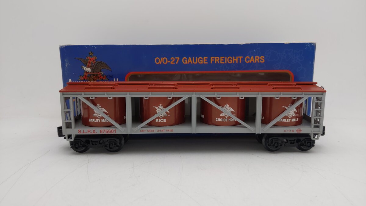 K-Line K-675601 O Gauge Anheuser-Busch Vat Car LN/Box