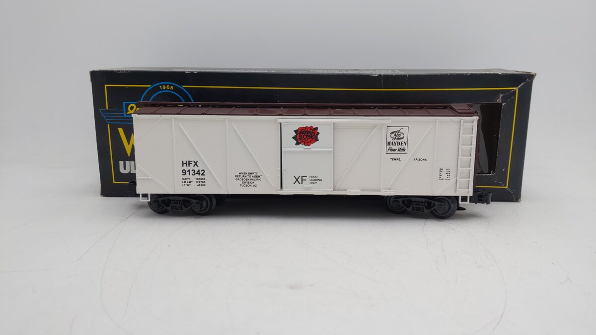 Weaver 91342 Hayden Flour Mills Outside-Braced Box Car (3 Rail) EX/Box